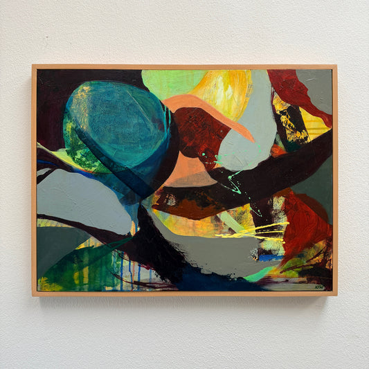 “Opposing Viewpoints” Original Abstract Painting by Kasey Wanford