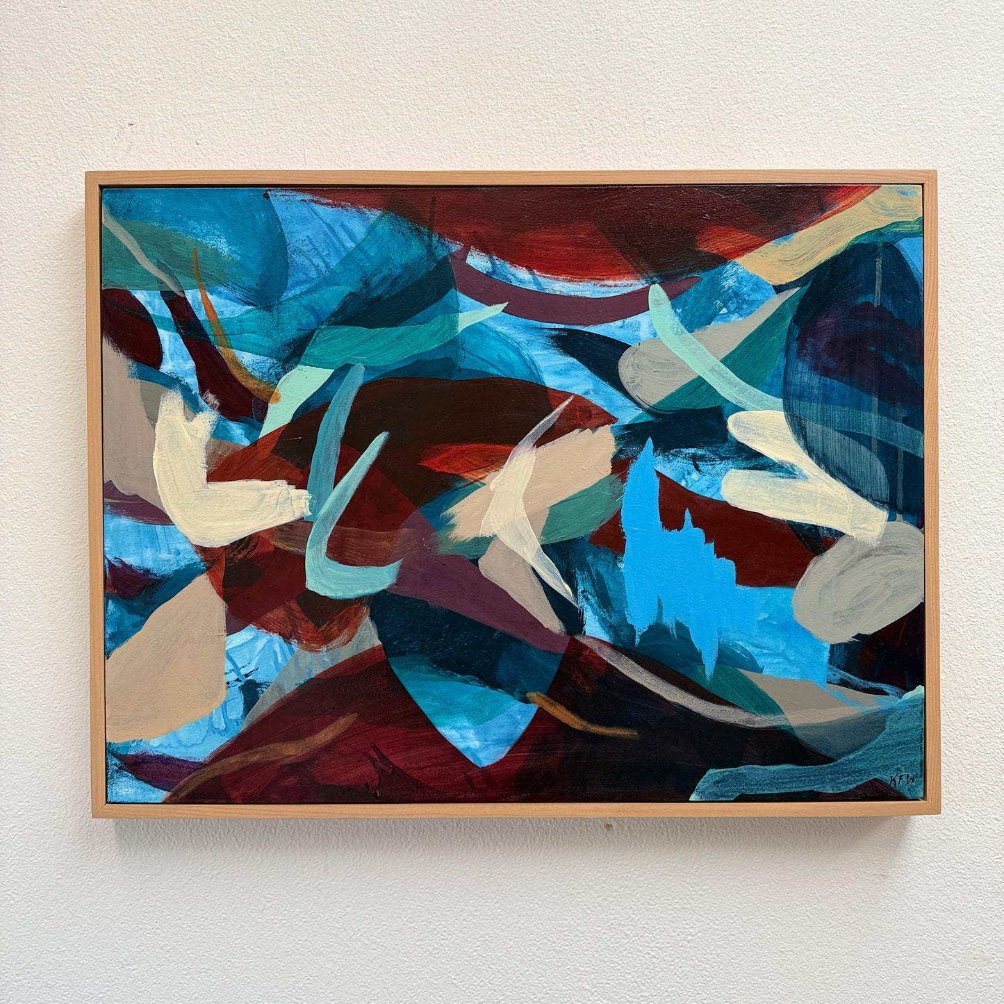 “Murmuration” an Original Abstract Painting by Kasey Wanford