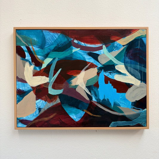 “Murmuration” an Original Abstract Painting by Kasey Wanford