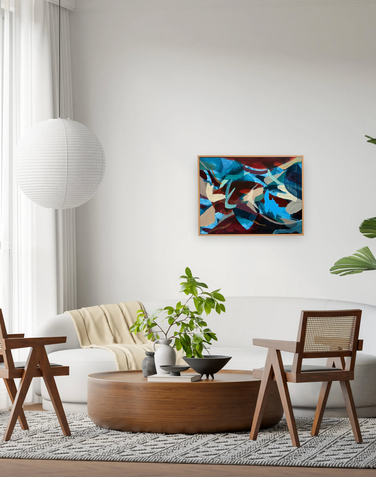 “Murmuration” an Original Abstract Painting by Kasey Wanford
