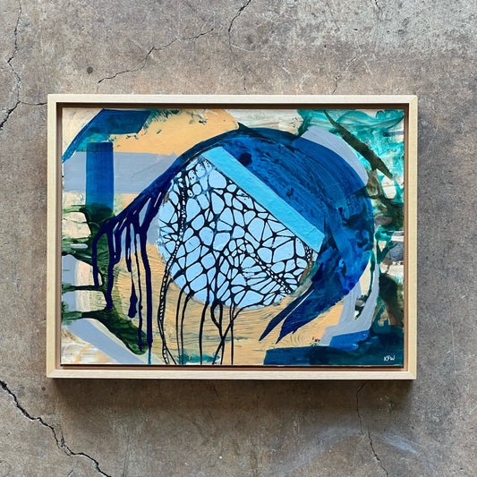 "Are We Connected?" original painting by Kasey Wanford