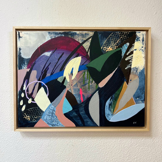 "Racking up the Reasons” Original painting by Kasey Wanford 12x16