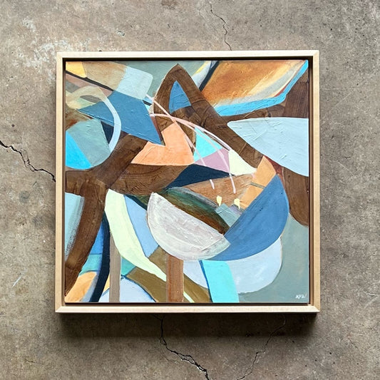 "Quick and Painless" abstract original painting by Kasey Wanford