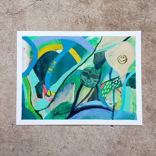 "The Yeah Way" original painting by Kasey Wanford