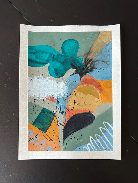 "Cloud Based I" original painting by Kasey Wanford