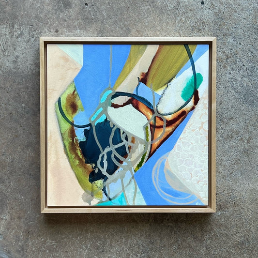 "Macrame" Original abstract painting by Kasey Wanford