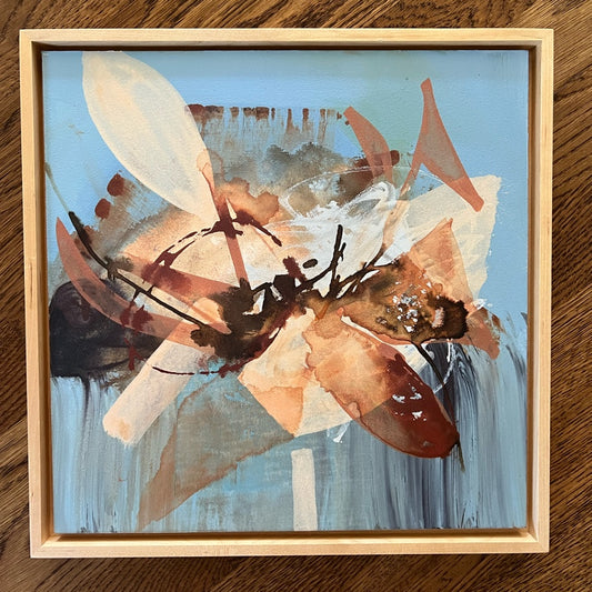“Widget" Original abstract painting by Kasey Wanford