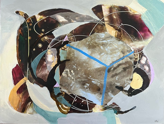 “Cosmic Box" original painting by Kasey Wanford