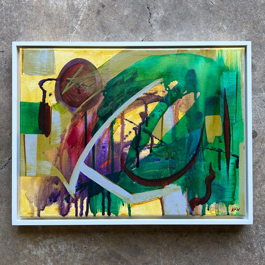 “Excavating” Original painting by Kasey Wanford 12x16